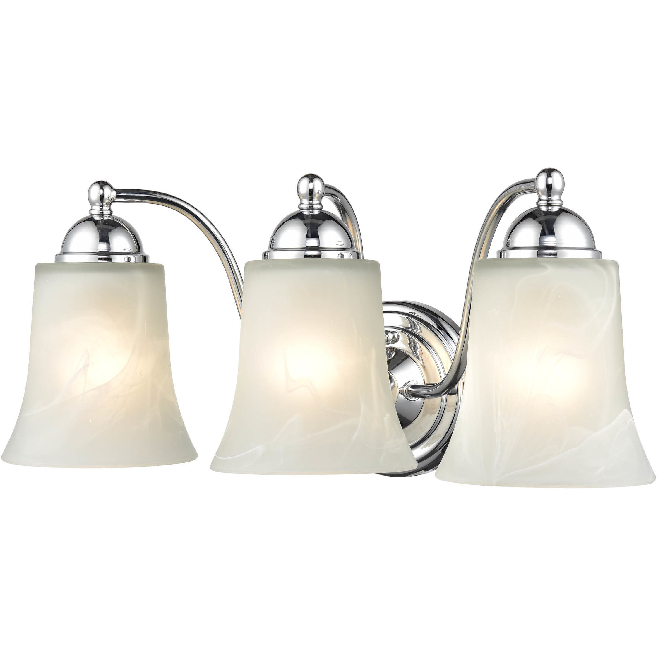 Abelia 3 Light 18 inch Chrome Bathroom Vanity Light Wall Light
